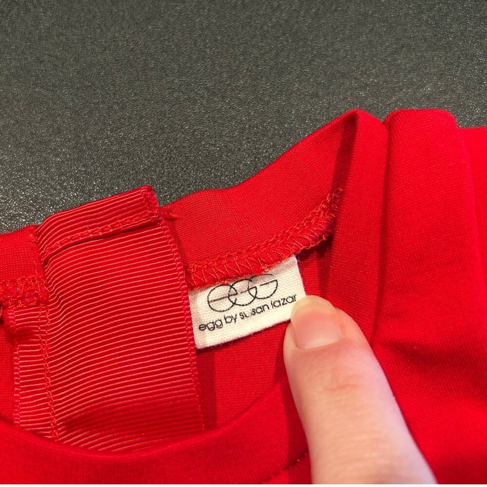 EGG by Susan Lazar Red Dress – Toddler Girl 2T - Picture 6 of 6